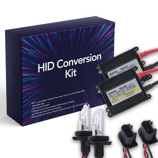 2011 Ram 1500 Headlight Bulb High Beam and Low Beam H13 HID XENON KIT